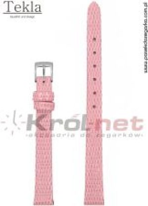 Pasek TK033ROZ/12 – różowy, imitacja skóry jaszczurki