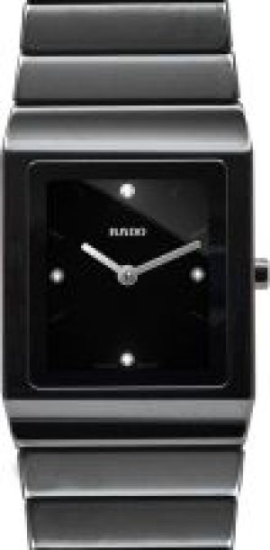 Rado Ceramica Diamonds Quartz Black Dial R21702702