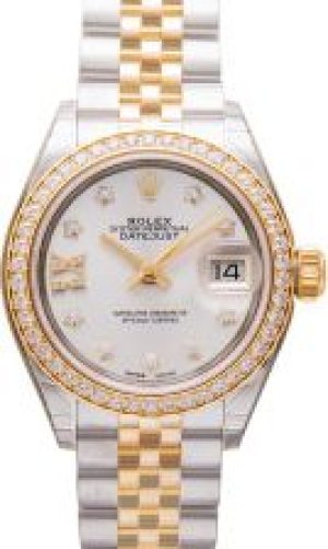 Rolex Lady Datejust Silver Steel/18k Yellow Gold D