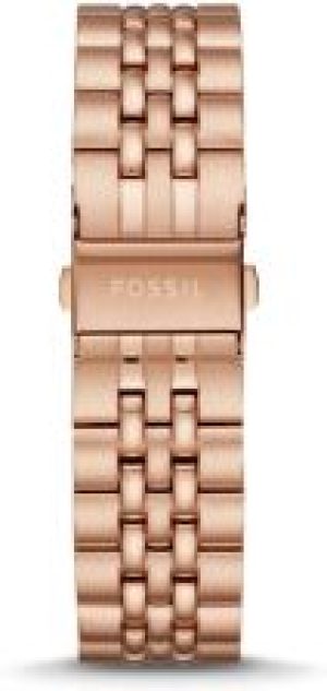 Różowozłota bransoleta Fossil 22 mm Wander FTW2112