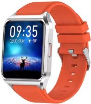 Rubicon Zegarek Smartwatch Rozmowy E89 Pomarańczow