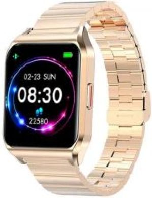 Rubicon Zegarek Smartwatch Rozmowy E89 Złoty