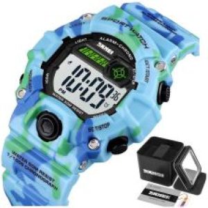 SKMEI 1484 DATA LED moro BLUE camo light