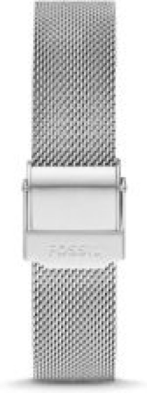 Srebrna siateczkowa bransoletka Fossil 14 mm Jacqu