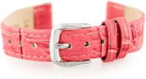 Tayma Pasek sk&oacute;rzany do zegarka W41 &ndash; r&oacute;żowy &ndash; 14m