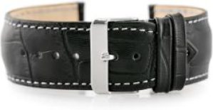 Tayma Pasek sk&oacute;rzany do zegarka W64 &ndash; czarny/biały