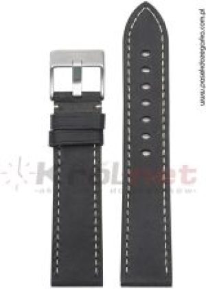 Tekla Pasek czarny, jasne nici TK102B24