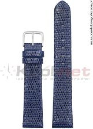 Tekla Pasek Granatowy Imitacja Skóry Jaszczurki Tk03Gr14
