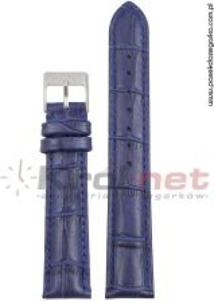 Tekla Pasek Tk110Gr/24 Granatowy, Faktura Krokodyla