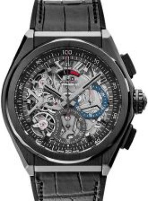 Zenith Defy El Primero 21 Black Ceramic / Skeleton
