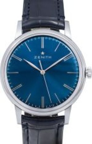 Zenith Elite 6150 Stainless Steel Automatic Blue D