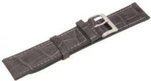 Zeppelin Pasek Skórzany Zeppelin, Szary 20 Mm