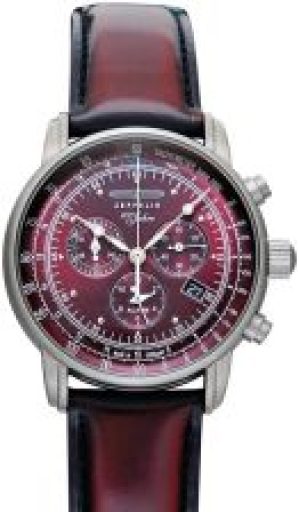 Zeppelin Quartz Red Dial Stainless Steel 86805