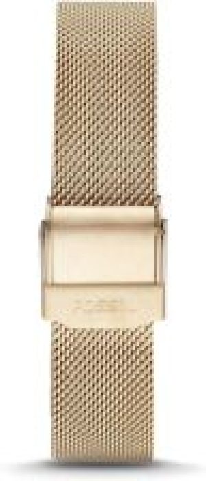 Złota siateczkowa bransoletka Fossil 14 mm Jacquel