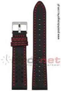 Alfa Pasek Pa115/24 – Czarny, Czerwone Przeszycia (PA115 /24)