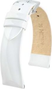 Biały pasek skórzany 16 mm HIRSCH Diva 01536100-2-18 (M)