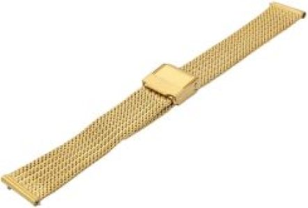 Bisset Bransoleta Stalowa Do Zegarka 16 Mm Bm 104/16 Gold Mat Złoty Matowy 16 Mm