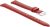 Bisset Pasek skórzany Do Zegarka Zegbs212 14/12 (ZEGBS2121412RED)