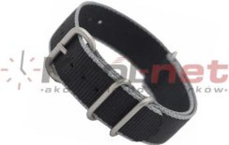 Bros Pasek 3112/Gg/22 Nylon Skórzane Wstawki 3112Gg22