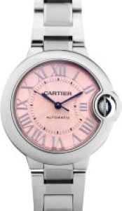 Cartier Ballon Bleu de Automatic Pink Dial Stainle
