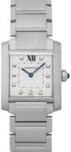 Cartier Tank Francaise 30 mm Quartz Silver Dial St