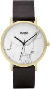 Cluse La Roche Gold White Marble/Black CL40003