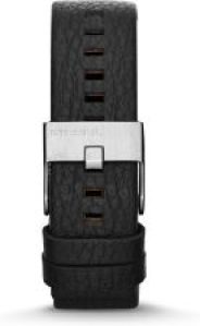 Czarny pasek Diesel 24 mm Overflow DZ4341