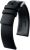 Czarny pasek kauczukowy 18 mm HIRSCH Pure 40438850-2-18 XL