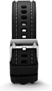 Czarny silikonowy pasek Fossil 22 mm Decker CH2573