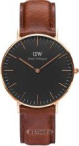 Daniel Wellington Classic Black St Mawes Lady Rose