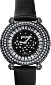 Folli Follie Quartz Black Dial Stainless Steel WF0