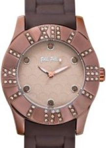 Folli Follie Quartz Brown Dial Stainless Steel WF8