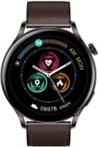 Garett Men Elegance Ciemny Brąz Skórzany