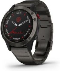 Garmin Fenix 6 Pro Solar Czarny (0100241023)