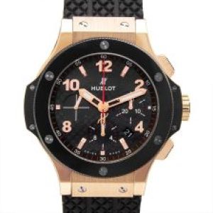Hublot Big Bang Gold Ceramic Automatic Black Dial