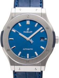 Hublot Classic Fusion Blue Titanium Automatic Dial