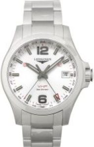 Longines Conquest VHP GMT Quartz Silver Dial L3718