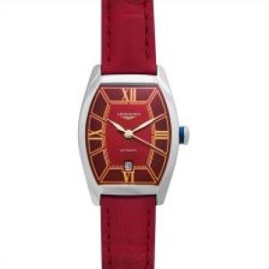 Longines evidenza Automatic Red Dial Stainless Ste