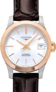 Longines Record Automatic Silver Dial Stainless St