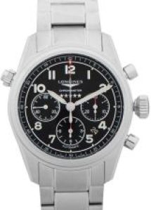 Longines Spirit Automatic Chronograph Black Dial L