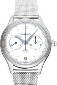 Montblanc Heritage Monopusher Chronograph Automatic White Dial MB119952