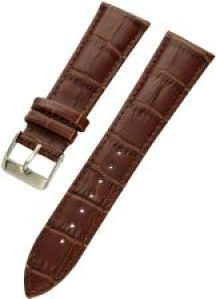 Pasek brązowy skórzany 20 mm