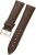 Pasek brązowy skórzany 21mm