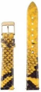 Pasek Cluse 16mm Minuit strap yellow python / gold CLS385