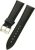 Pasek czarny skórzany 21mm