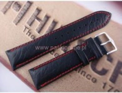 Pasek Hirsch Jumper L 04402051.22mm Czarny/Czerwony