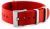 Pasek N03 parciany do zegarka – czerwony – 22mm