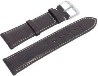 Pasek skórzany Zeppelin 7642 brązowy, 22 mm