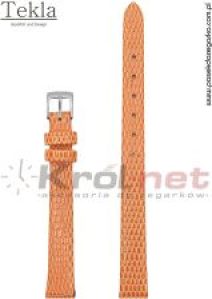 Pasek TK033POM/10 – pomarańczowy, imitacja skóry jaszczurki