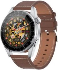 Rubicon Smartwatch RNCE78 Srebrna Koperta ze Skórz